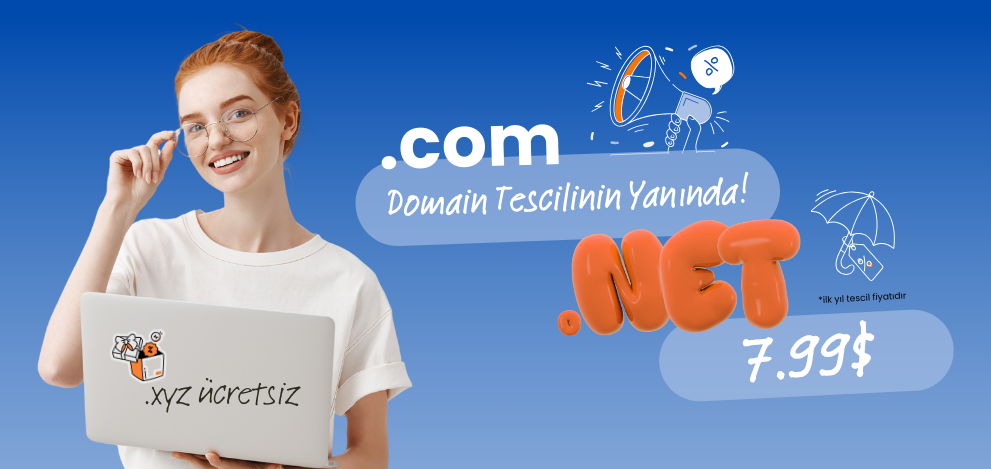 COM ile Birlikte .NET Domain Kampanya Koşulları 