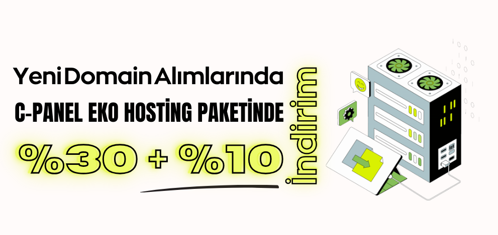 Yeni Domain Alımlarında Sepete Özel İndirimler Kampanya Koşulları 
